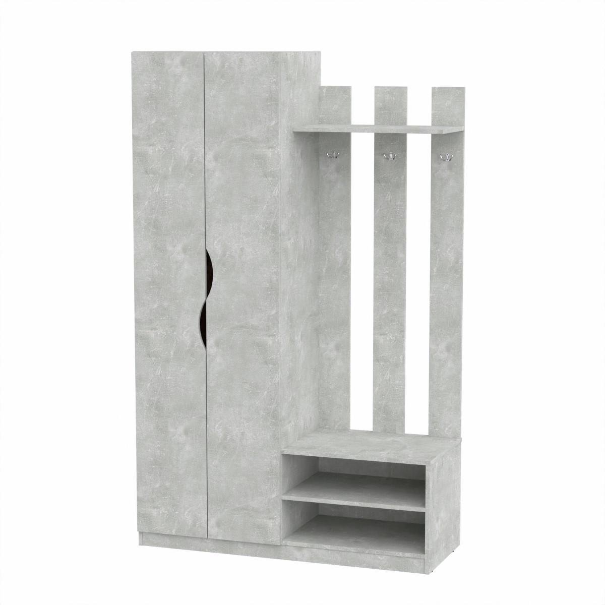 Передпокій Компаніт Nina 1202х464х1950 мм Ательє світлий (28401644) - фото 1 Передпокій Компаніт Nina 1202х464х1950 мм Ательє світлий (28401644) - фото 1