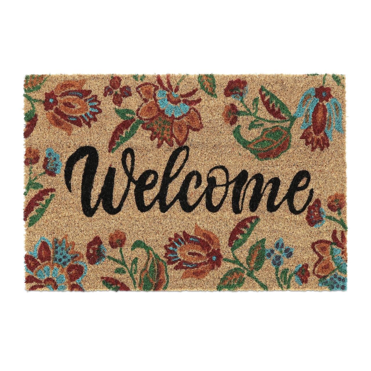 Коврик Relaxdays Welcome из кокосового волокна 60x40 см (10043430) Коврик Relaxdays Welcome из кокосового волокна 60x40 см (10043430)