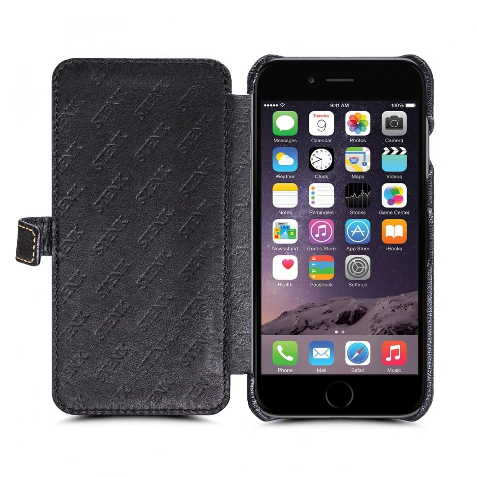 Чехол книжка Stenk Premium для Apple iPhone 6 4.7" Черный (6883)