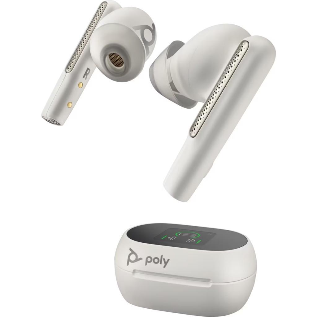 Навушники Poly Voyager Free 60+ Earbuds + BT700A + TSCHC White (7Y8G5AA) - фото 2