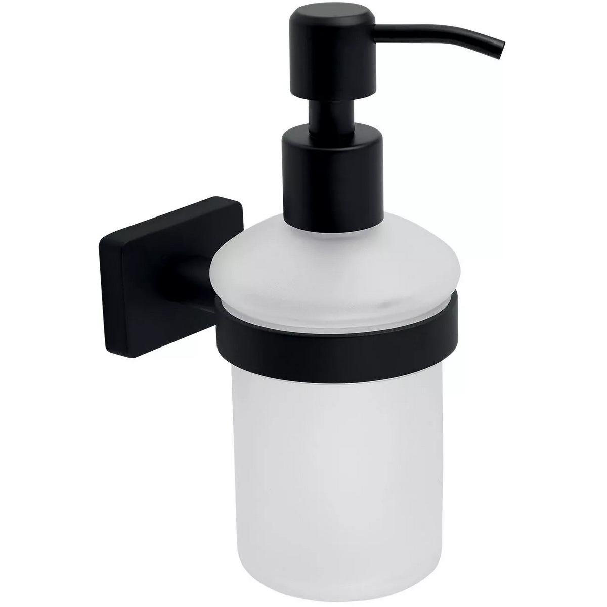 Дозатор для жидкого мыла Ferro Greta AGR34BL настенный 200 мл Черный (214665)