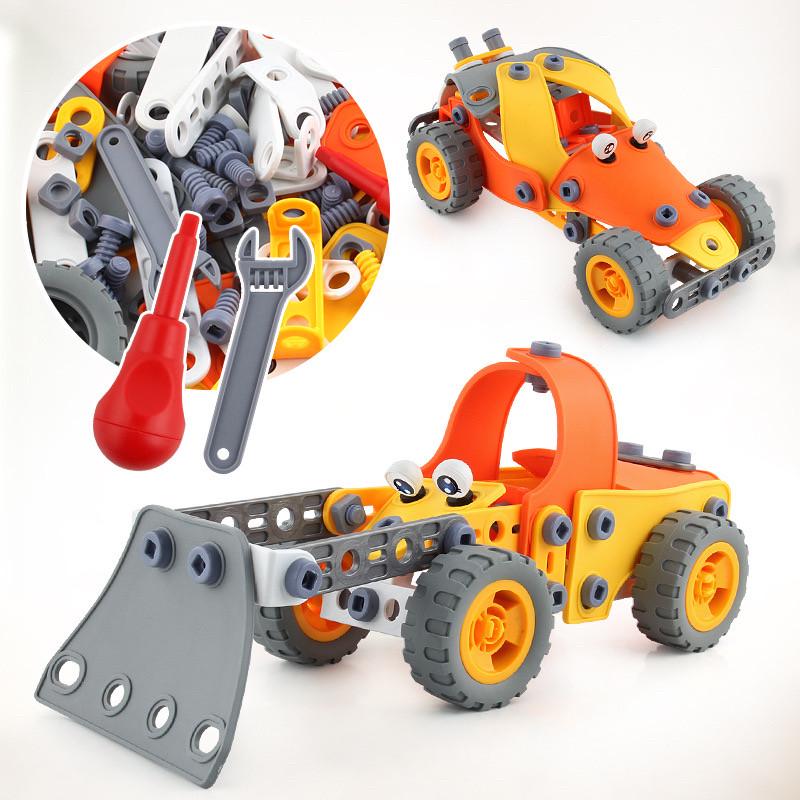 Конструктор детский 5в1 Машинки для мальчика 148 гибких деталей (h33243) - фото 5