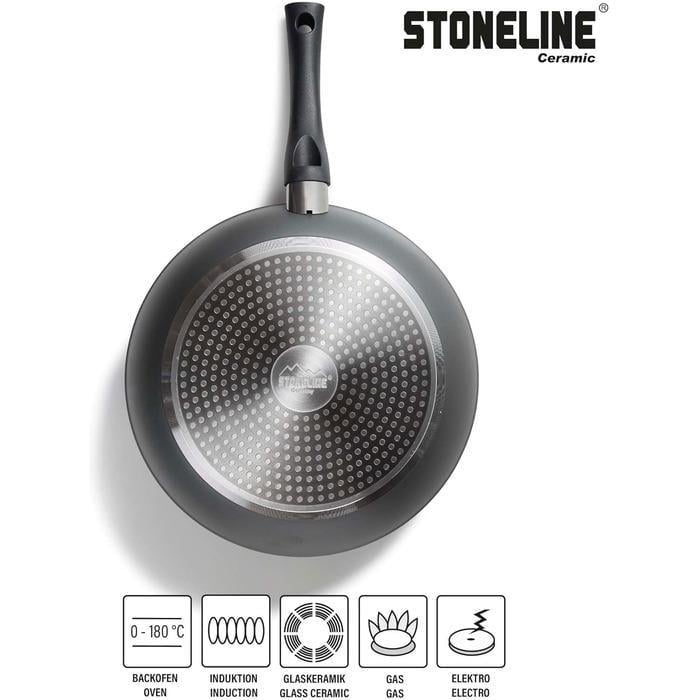 Сковорода для риби STONELINE Stone алюміній 28 см (2656660) Сковорода для риби STONELINE Stone алюміній 28 см (2656660)