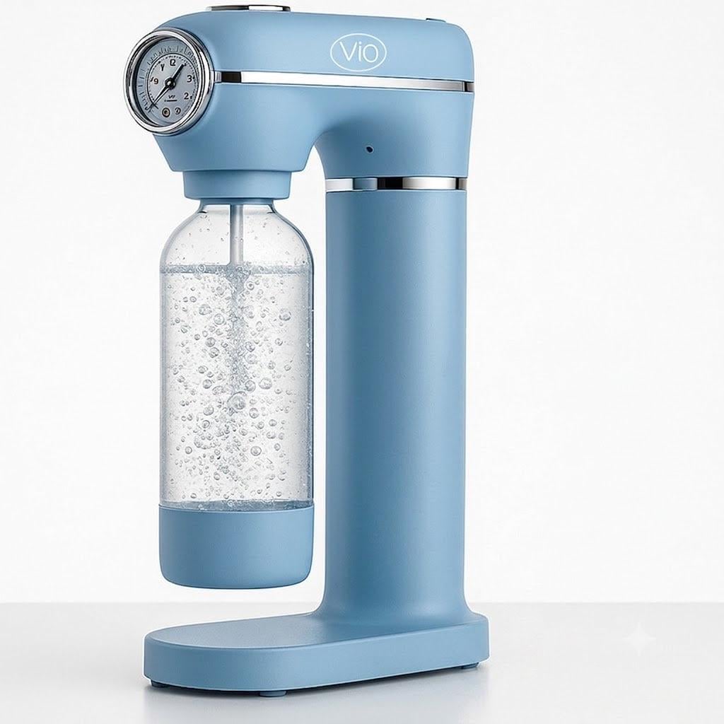 Сифон для газування води з манометром ViO SodaBoom SB-7006 Bluemarine