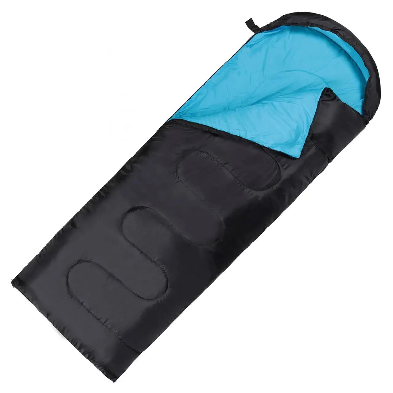 Спальний мішок спальникк ковдра SportVida SV-CC0062 +2 -+21°C Black/Sky Blue