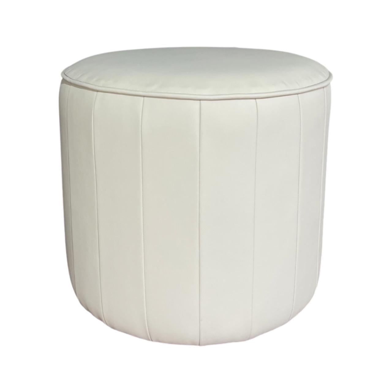 Пуф MeBelle Deshi кожзам 45x45x45 см Белый (0523)
