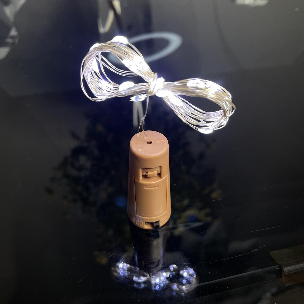 Гирлянда Роса-Пробка светодиодная 20 LED 2 м Холодный белый (1715634912) Гирлянда Роса-Пробка светодиодная 20 LED 2 м Холодный белый (1715634912)