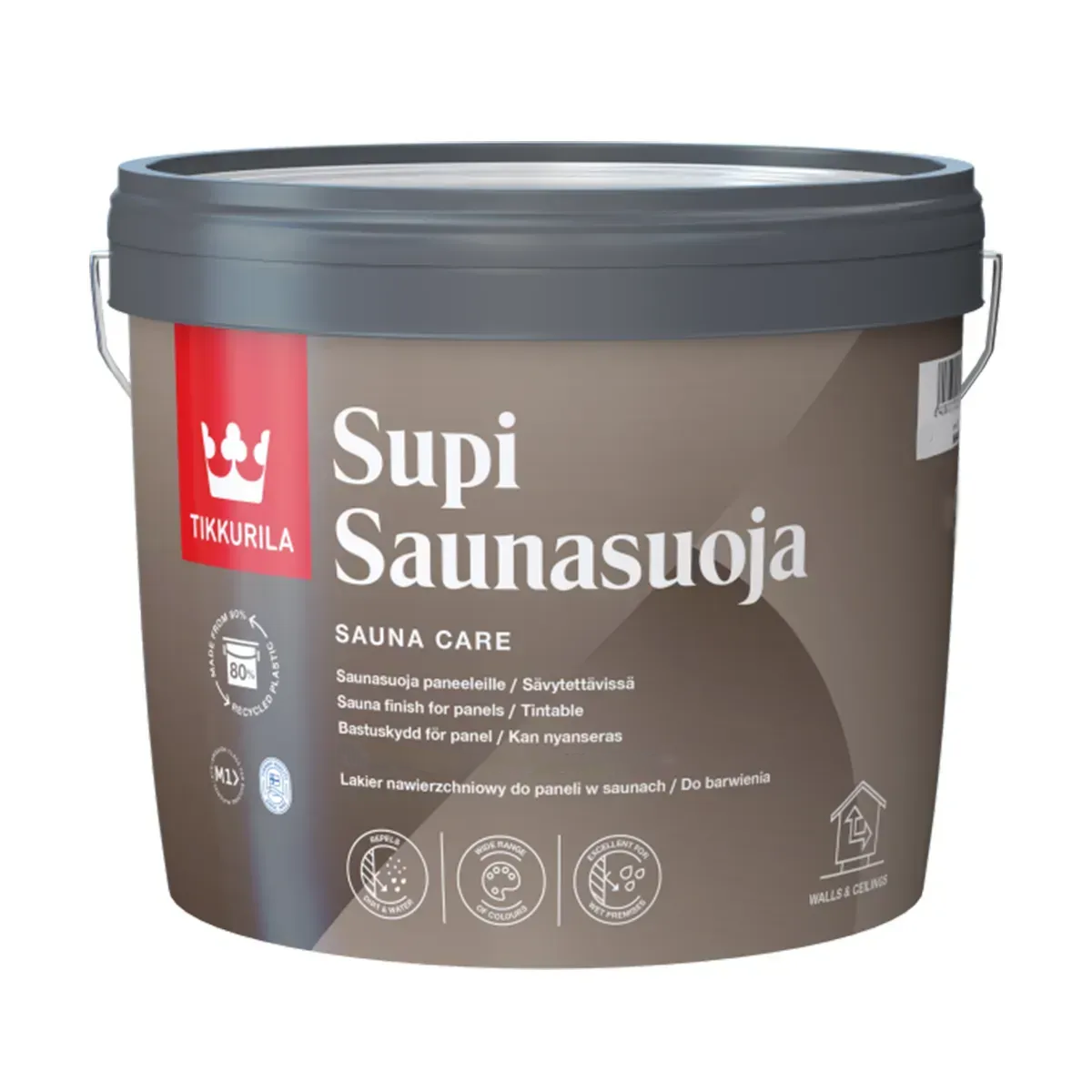 Защитное средство TIKKURILA Supi Saunasuoja База ЕР прозрачна под тонировку 2,7 л (2445051915)