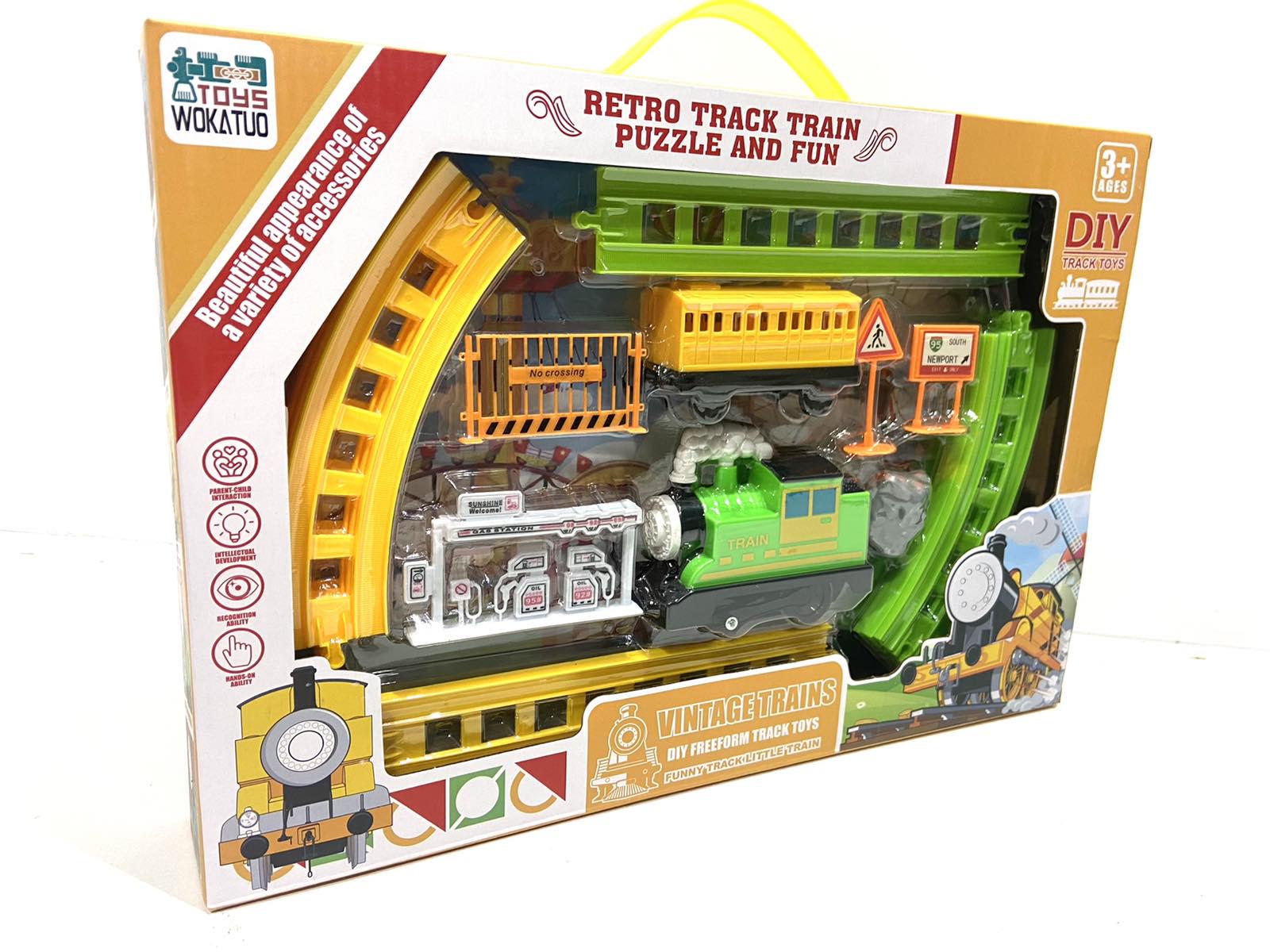 Железная дорога Bambi В-1 с аксессуарами в коробке (1628-3)