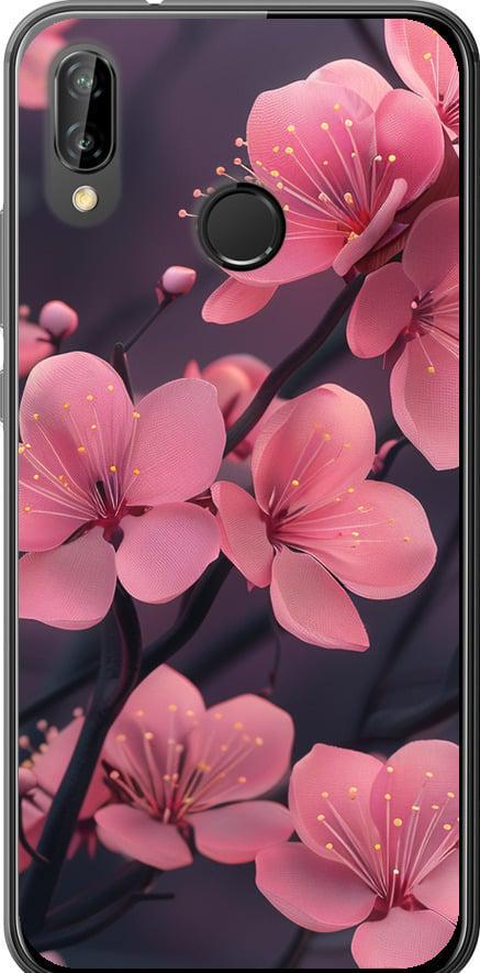 Чехол на Huawei P20 Lite Пурпурная сакура (6075u-1410-42517) Чехол на Huawei P20 Lite Пурпурная сакура (6075u-1410-42517)