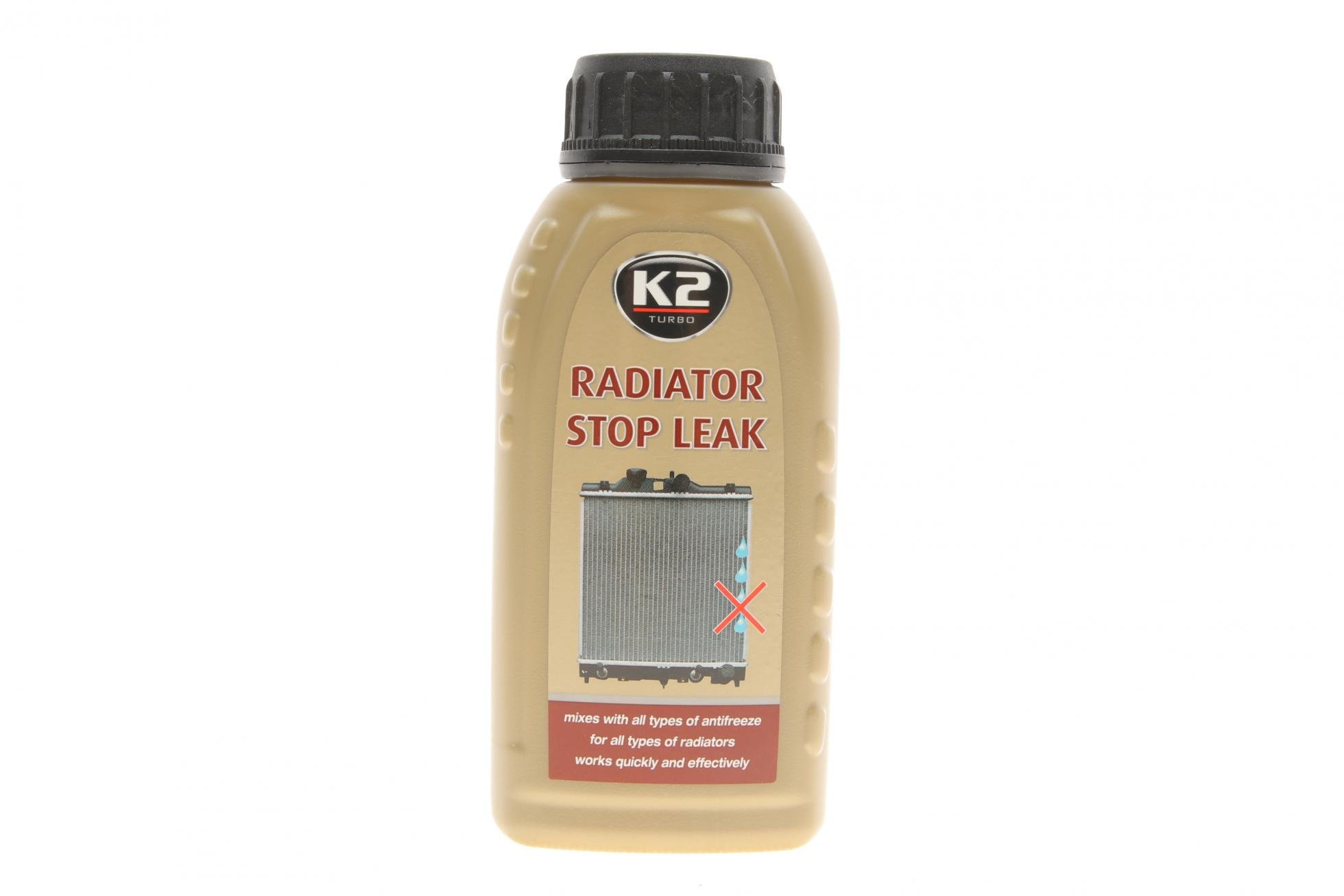 Герметик для радиатора жидкий K2 Turbo Radiator Stop Leak 250G (T2331)