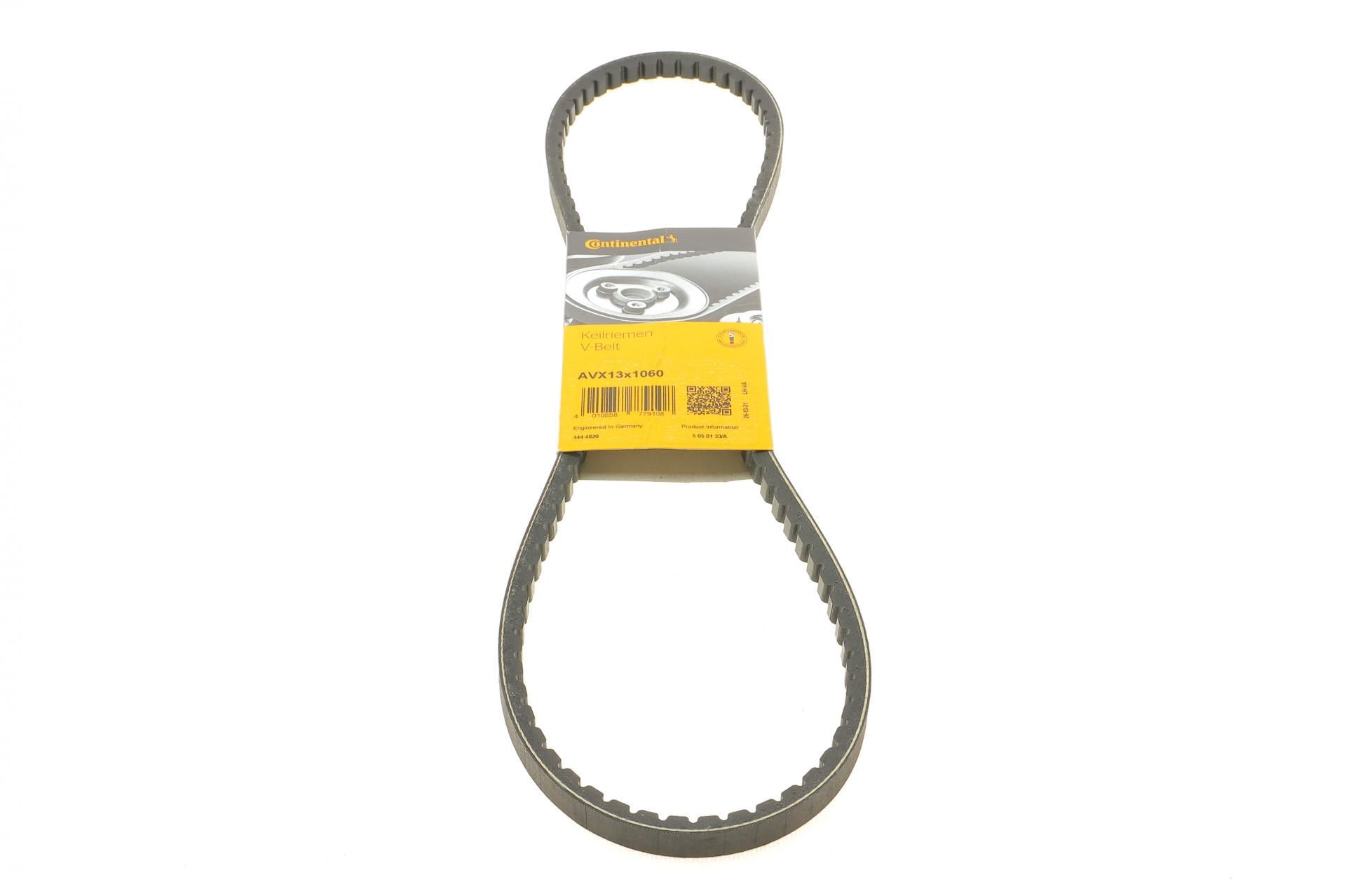 Ремінь генератора Continental для Mazda 323 1.7D/Volvo 740 2.3 87-89/Renault Magnum 12.0 00- (AVX13X1060)