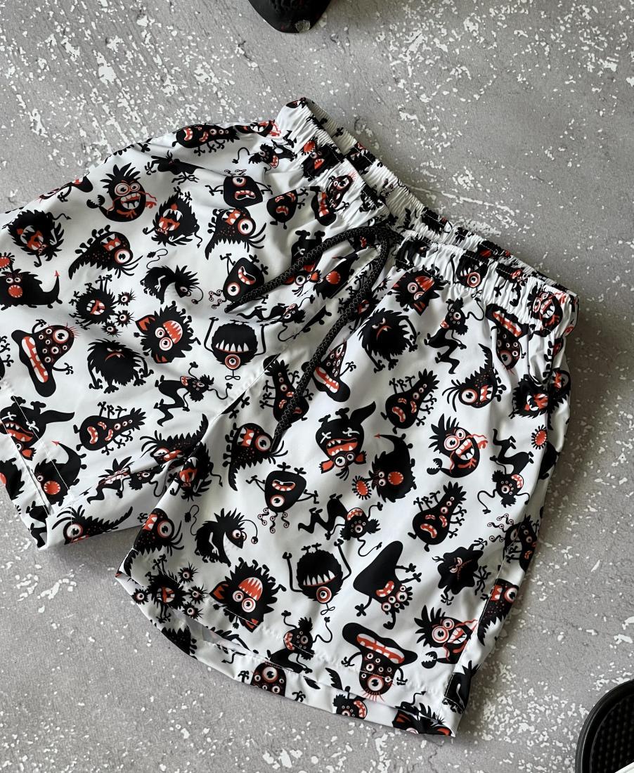 Шорти пляжні 13-213 M Білий (27209) - фото 2