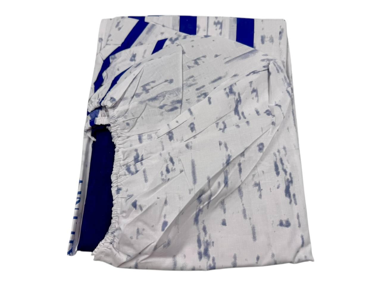 Простынь на резинке Морской камуфляж бязь 160х200 см (G-s1204/WP/x160)