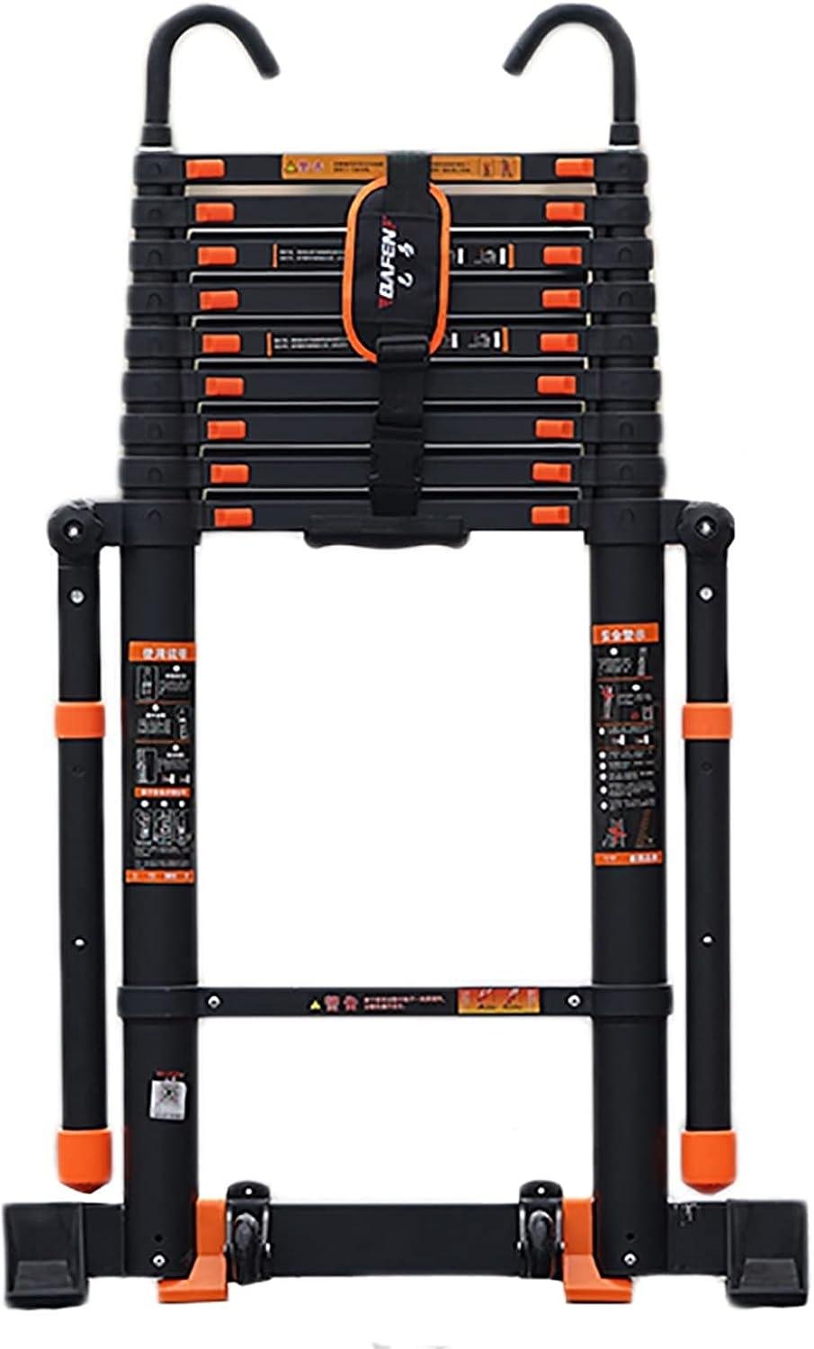 Драбина професійна телескопічна-розширювальна 15 сходинок 5,9 м