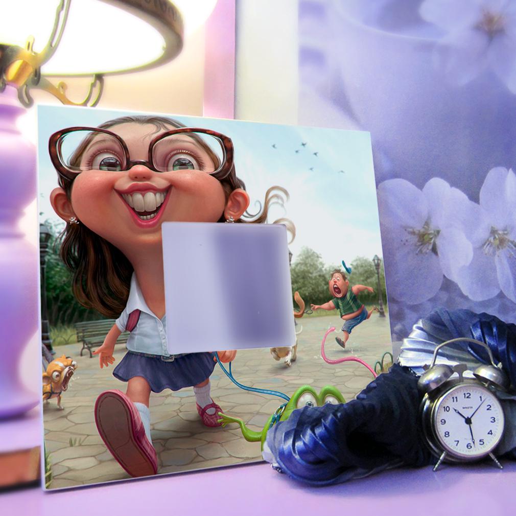 Дзеркало декоративне 3D анімація 260х260 мм (M03608) - фото 3 Дзеркало декоративне 3D анімація 260х260 мм (M03608) - фото 3