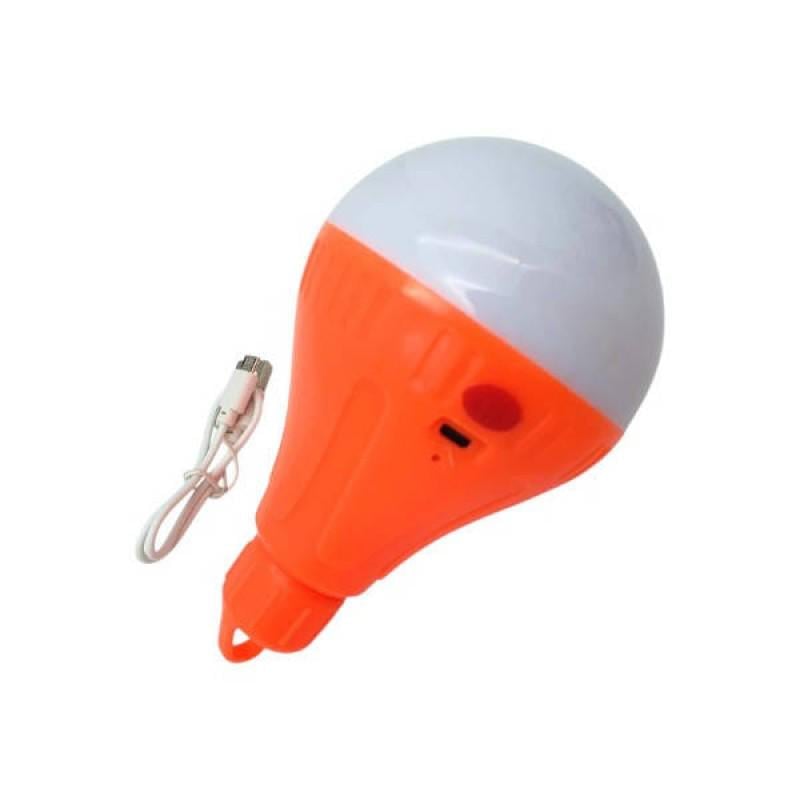 LED-лампа аккумуляторная 18650 с крючком 1200 mAh 30W Оранжевый (MX-00009740S)