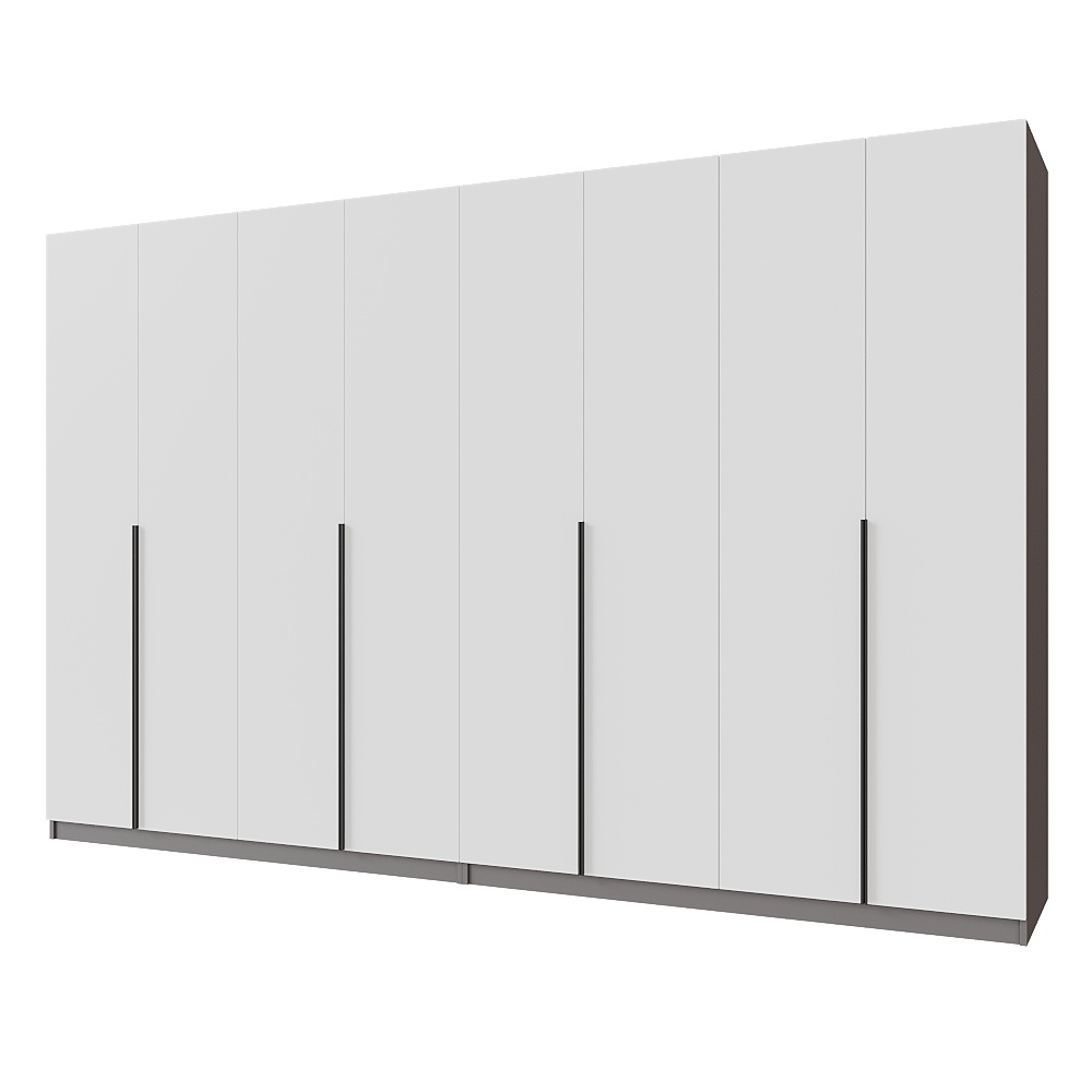 Шафа розпашна Меблітренд Чиназес Чи-3200 3200х500х2050 мм Графітовий/Білий (26890758) - фото 1 Шафа розпашна Меблітренд Чиназес Чи-3200 3200х500х2050 мм Графітовий/Білий (26890758) - фото 1