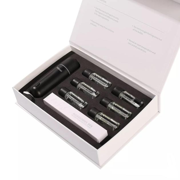 Ароматизатор з автоматичним розпиленням автомобільний дифузор Ultrasonic Car Aroma Diffuser Black 6 ароматів