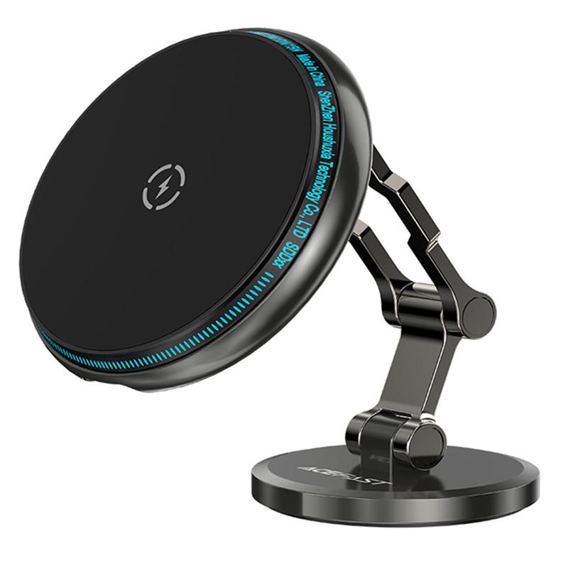 Автодержатель с БЗП Acefast D30 Magnetic Wireless Charging Black (00000073067_1) Автодержатель с БЗП Acefast D30 Magnetic Wireless Charging Black (00000073067_1)