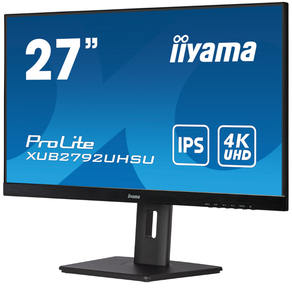 Монитор IPS Iiyama XUB2792UHSU-B5 безрамочный/поворотный экран 27" Черный (a4052fe9) - фото 2