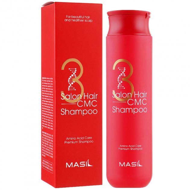 Відновлюючий шампунь з амінокислотним комплексом 3 Salon Hair CMC Shampoo Masil 300 мл (8809744060026)