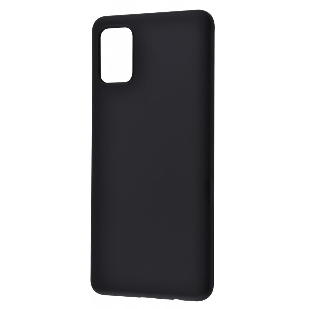 Чохол однотонний WAVE Colorful Case (TPU) Samsung Galaxy A51 (A515F) black