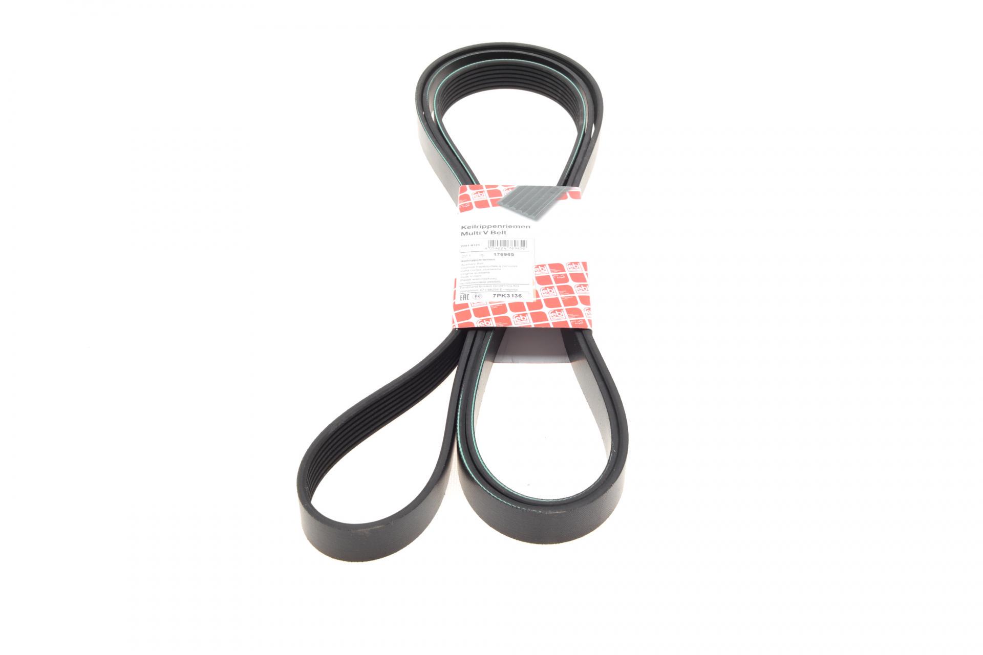 Ремень генератора FEBI BILSTEIN Ford Ranger 2.2 TDCi 16V 11- 7PK3136 (176965)