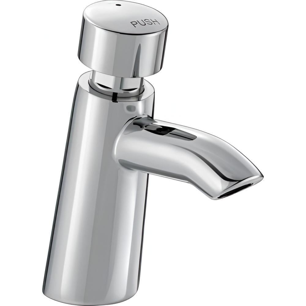 Смеситель для раковины KLUDI нажимной порционный Хромированный (40686-01) Смеситель для раковины KLUDI нажимной порционный Хромированный (40686-01)