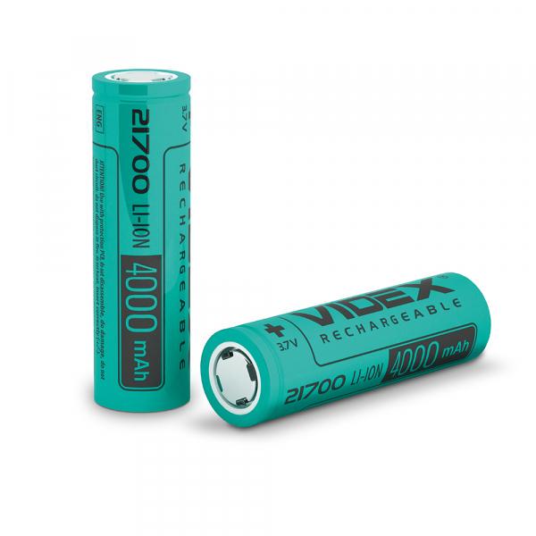 Акумулятор Videx Li-ion 21700 без захисту 4000 mAh 3,7 V (11663239) - фото 2