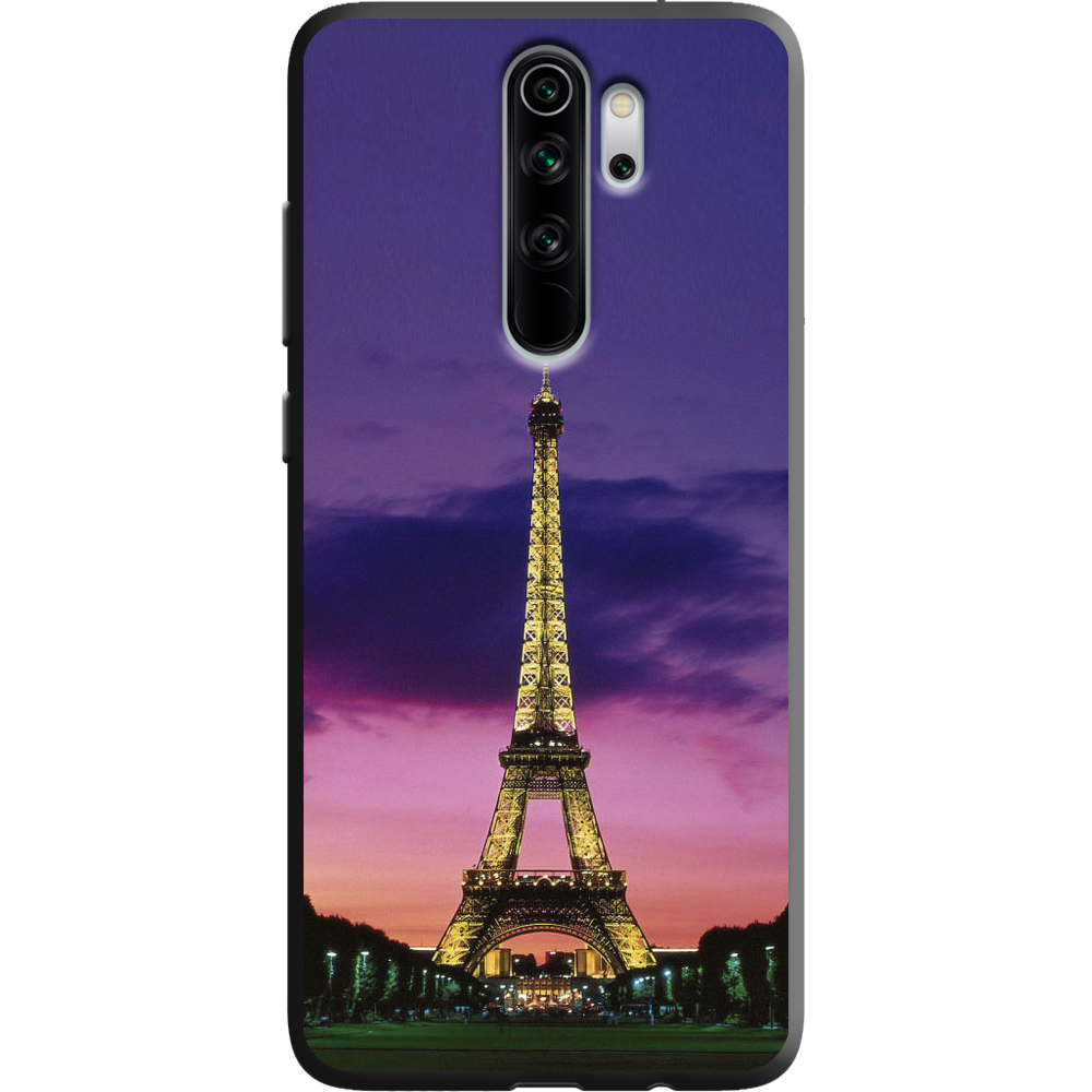 Чехол Boxface Xiaomi Redmi Note 8 Pro Полночь в Париже Черный силикон (38222-up964-38664)