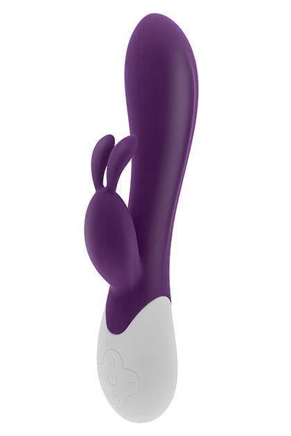 Вибратор-кролик S Pleasures Premium Corabi Rabbit ушки для клитора/16 режимов/нагрев Фиолетовый (SX1616)