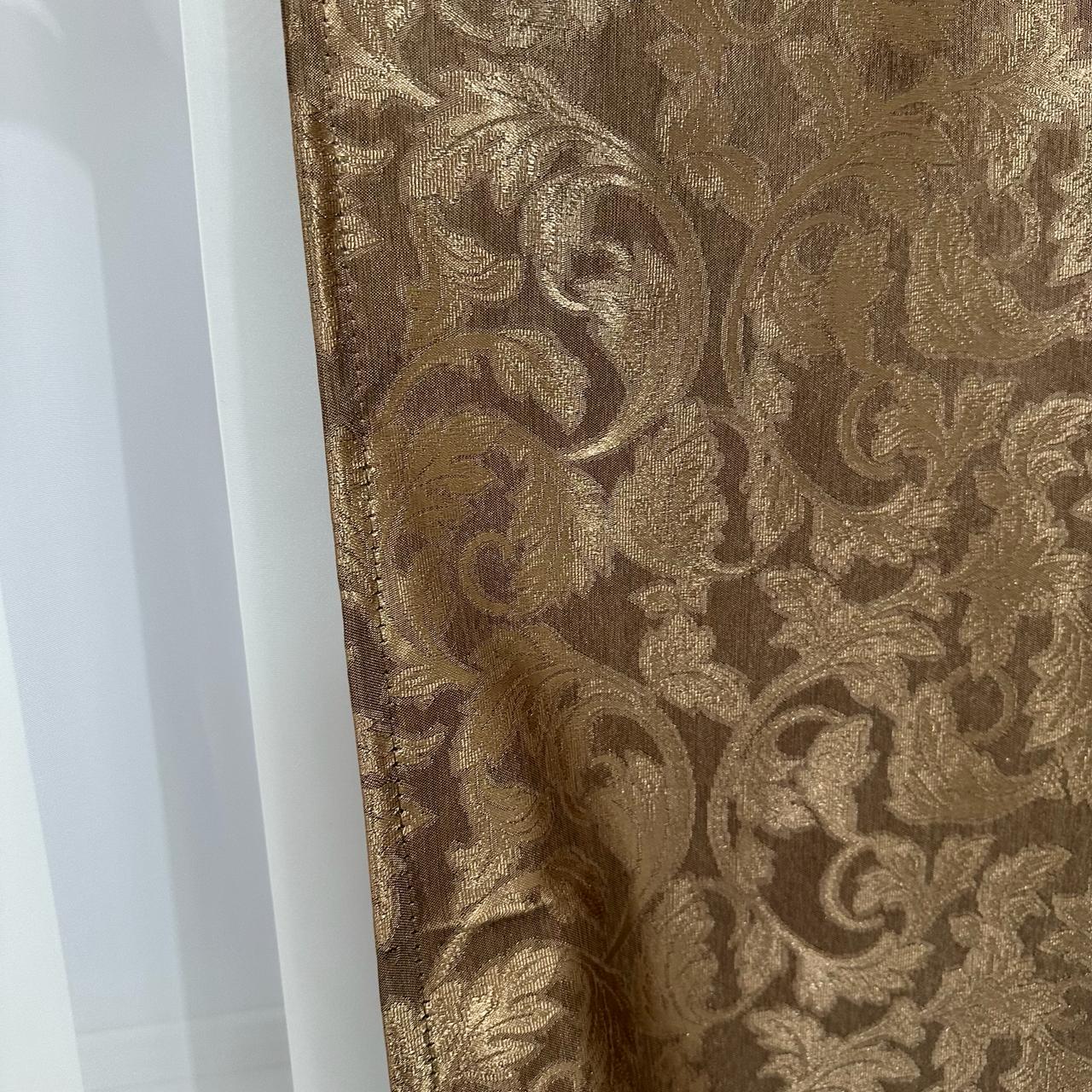 Штори Севілья жаккардові 1,5 х2,7 м 2 шт. Коричневий - фото 10