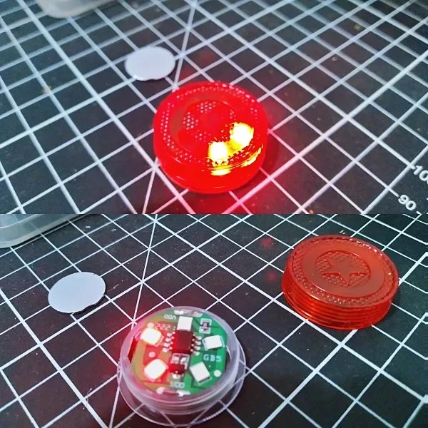 Набір габаритних вогнів для безпечного відкриття дверцят авто в темну пору 4 шт. (C00947) - фото 4