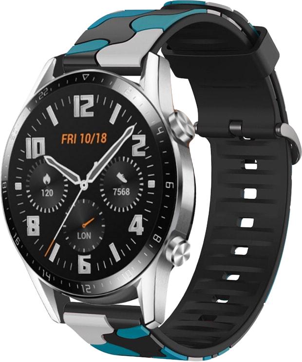 Ремешок Tactic Camouflage для Huawei Watch GT 2 46 мм Blue (32937-28)