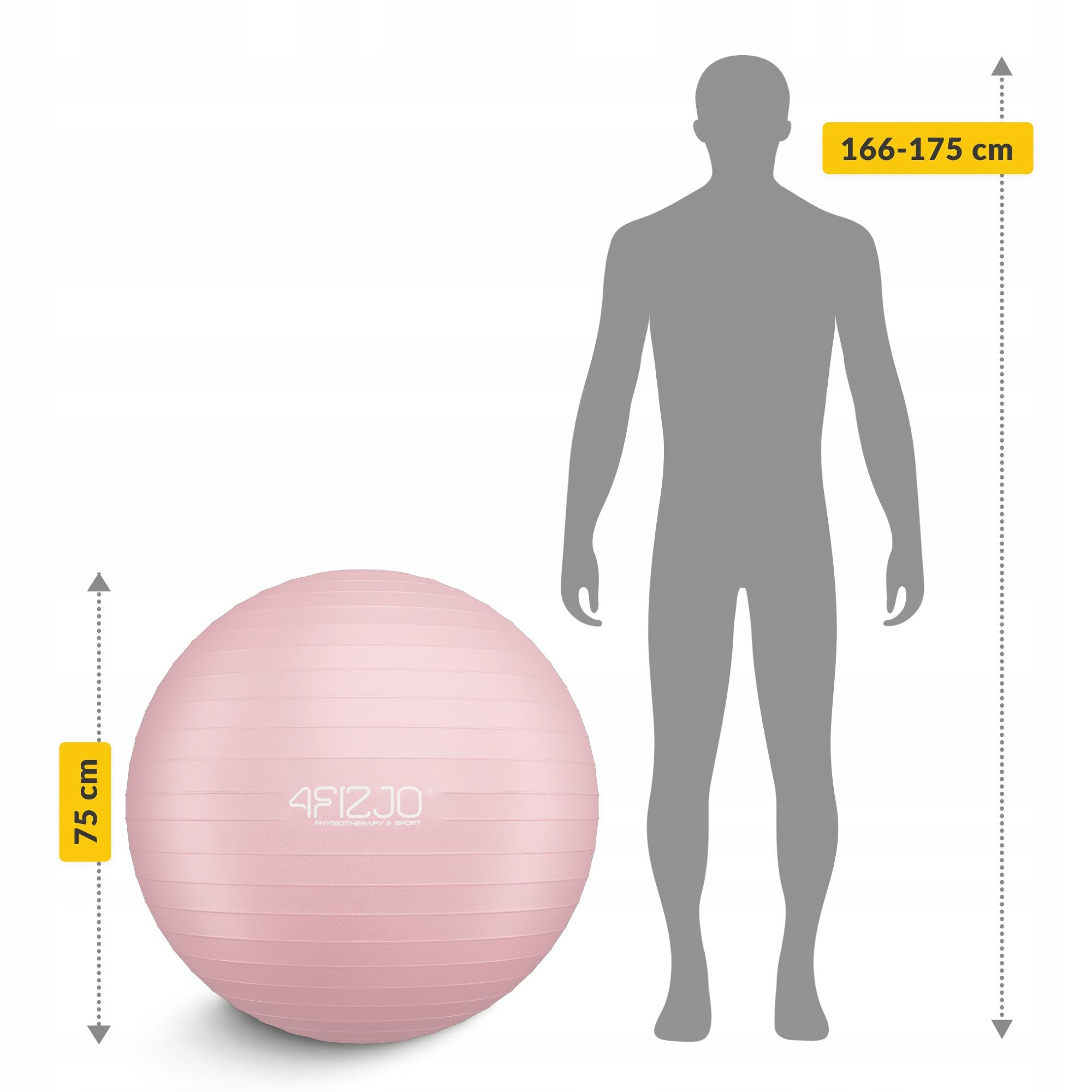 М'яч для фітнесу 4fizjo Anti-Burst 75 см Pink (P-5907739317407) - фото 10 М'яч для фітнесу 4fizjo Anti-Burst 75 см Pink (P-5907739317407) - фото 10