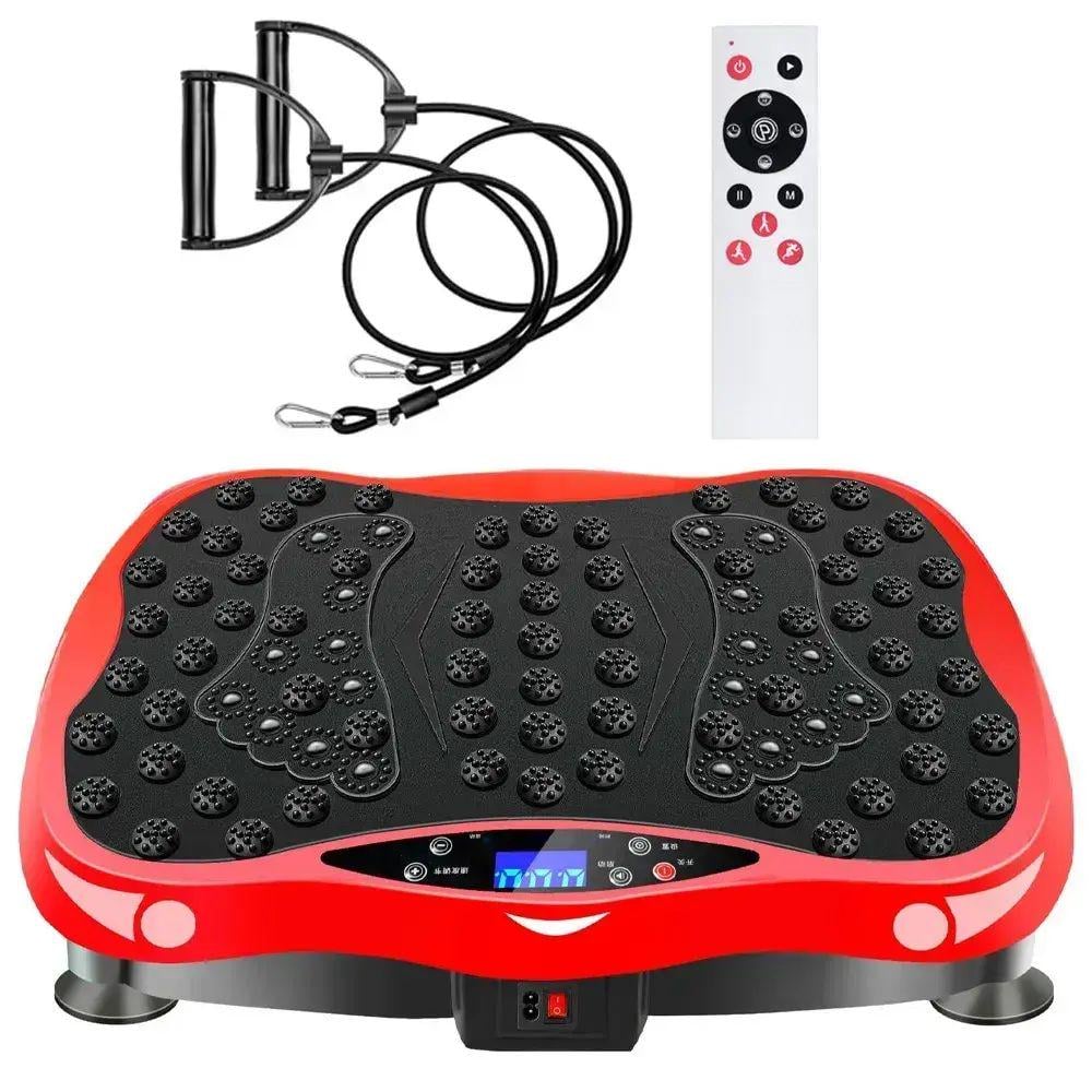 Платформа для тренировок светодиодная/вибрационная/с пультом до 120 кг 53х35х15 см (opt-104567)