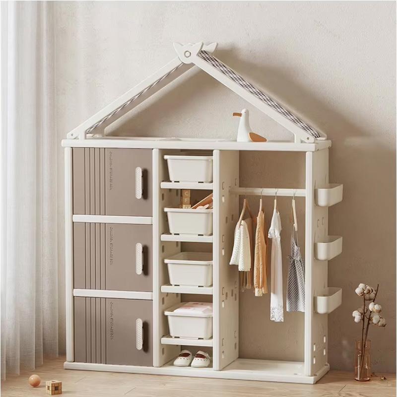 Шкаф в детскую Lumpurini Ornella с контейнерами и вешалкой (108e1f67) - фото 9