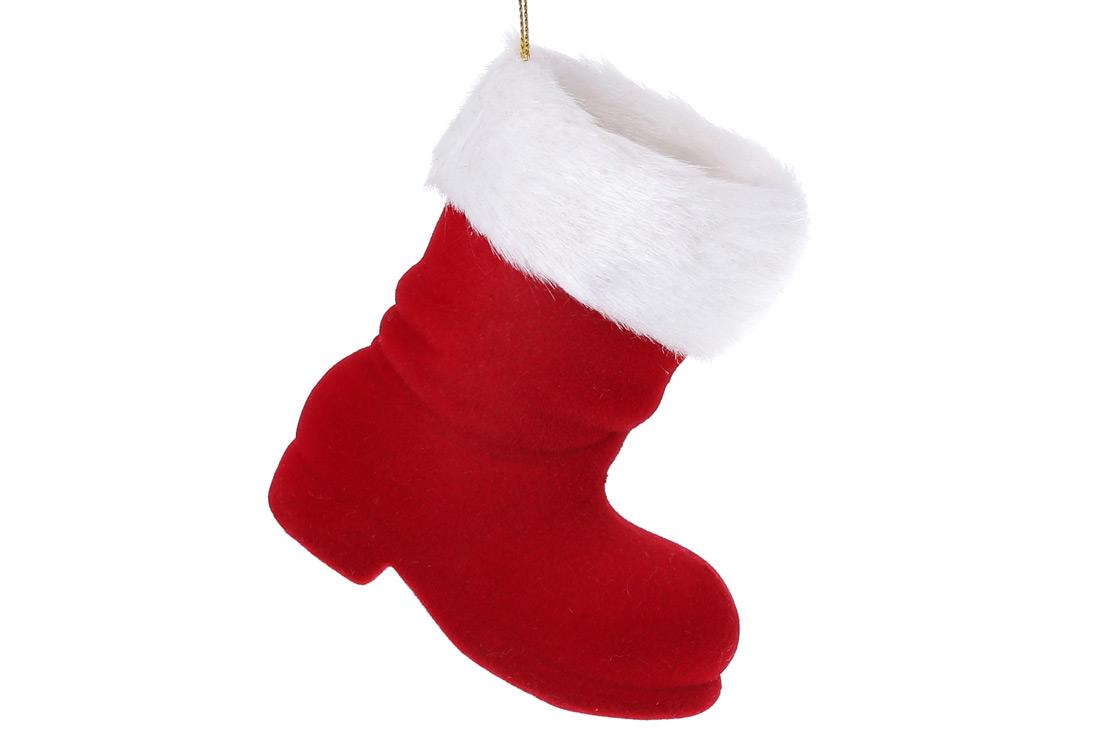 Елочное украшение Сапожок BonaDi (113-824)