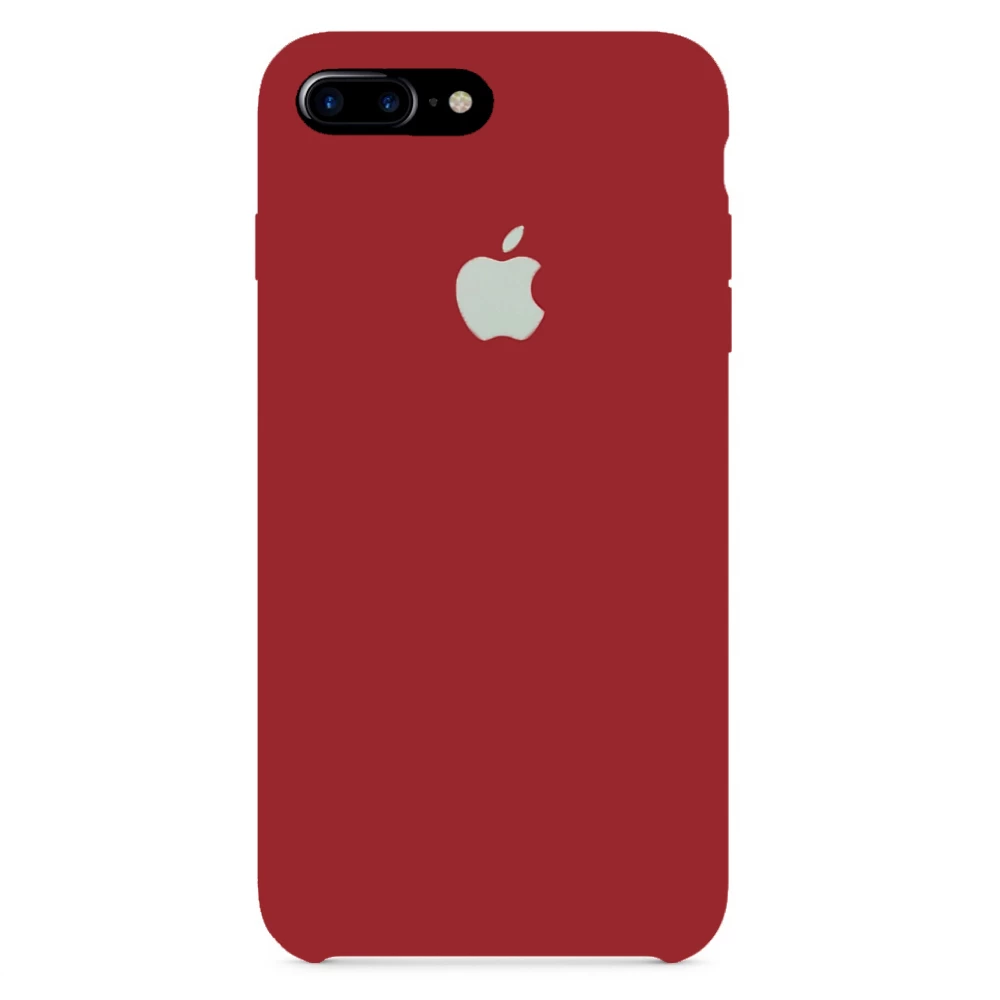 Силиконовый Чехол Накладка Silicone Case для iPhone 8 Plus/7 Plus China Red