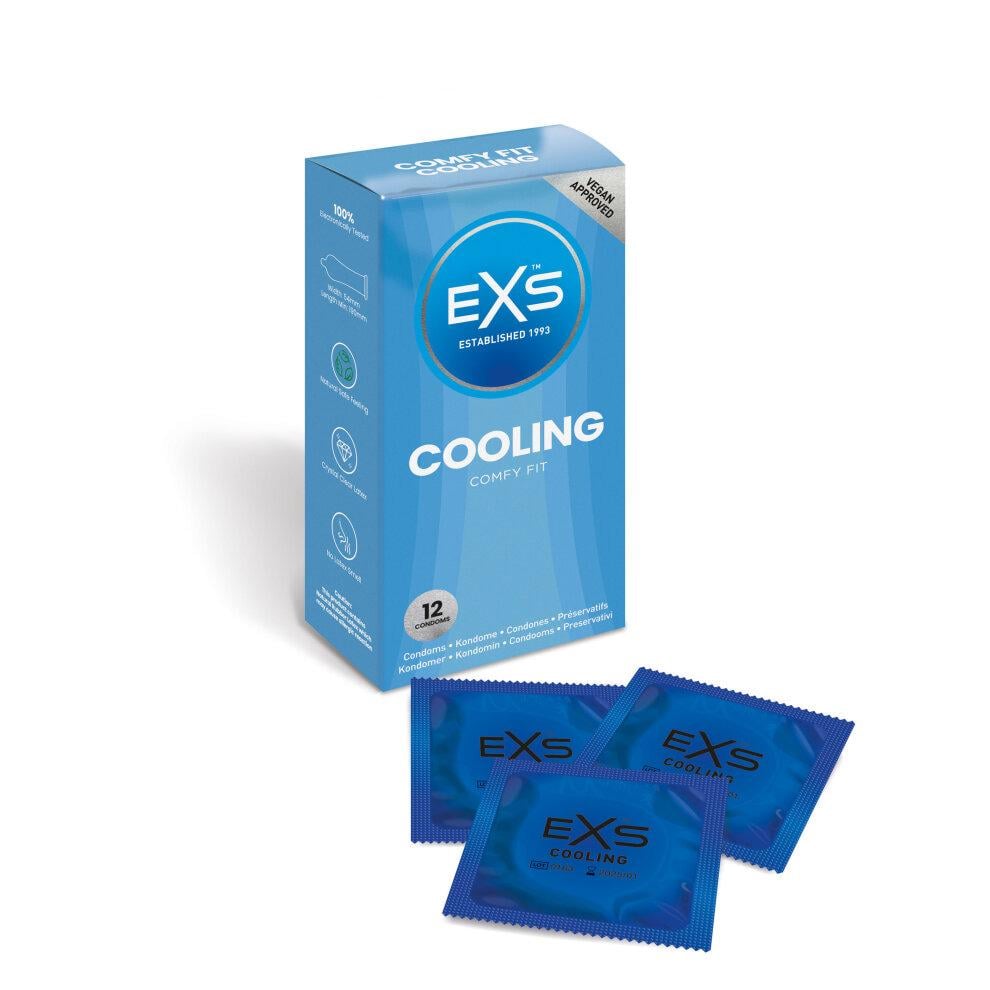 Презервативи охолоджувальні EXS Cooling Comfy Fit анатомічні 12 шт. (07980 /exscool)