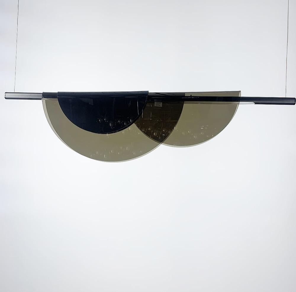 Люстра удлиненная Led с графитовыми пластинами 100 см (sga 21 gr) - фото 5 Люстра удлиненная Led с графитовыми пластинами 100 см (sga 21 gr) - фото 5