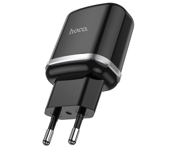 Устройство зарядное сетевое Hoco N3 USB 3.0A QC3.0 без кабеля 18W Черный Устройство зарядное сетевое Hoco N3 USB 3.0A QC3.0 без кабеля 18W Черный