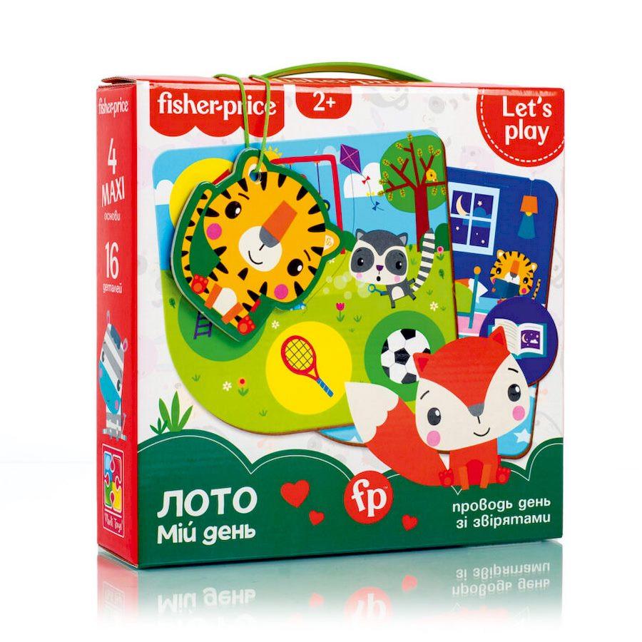 Настільна гра Vladi Toys Fisher Price Лото/Мій день VT2910-02 4 гральні поля (RLT35427)