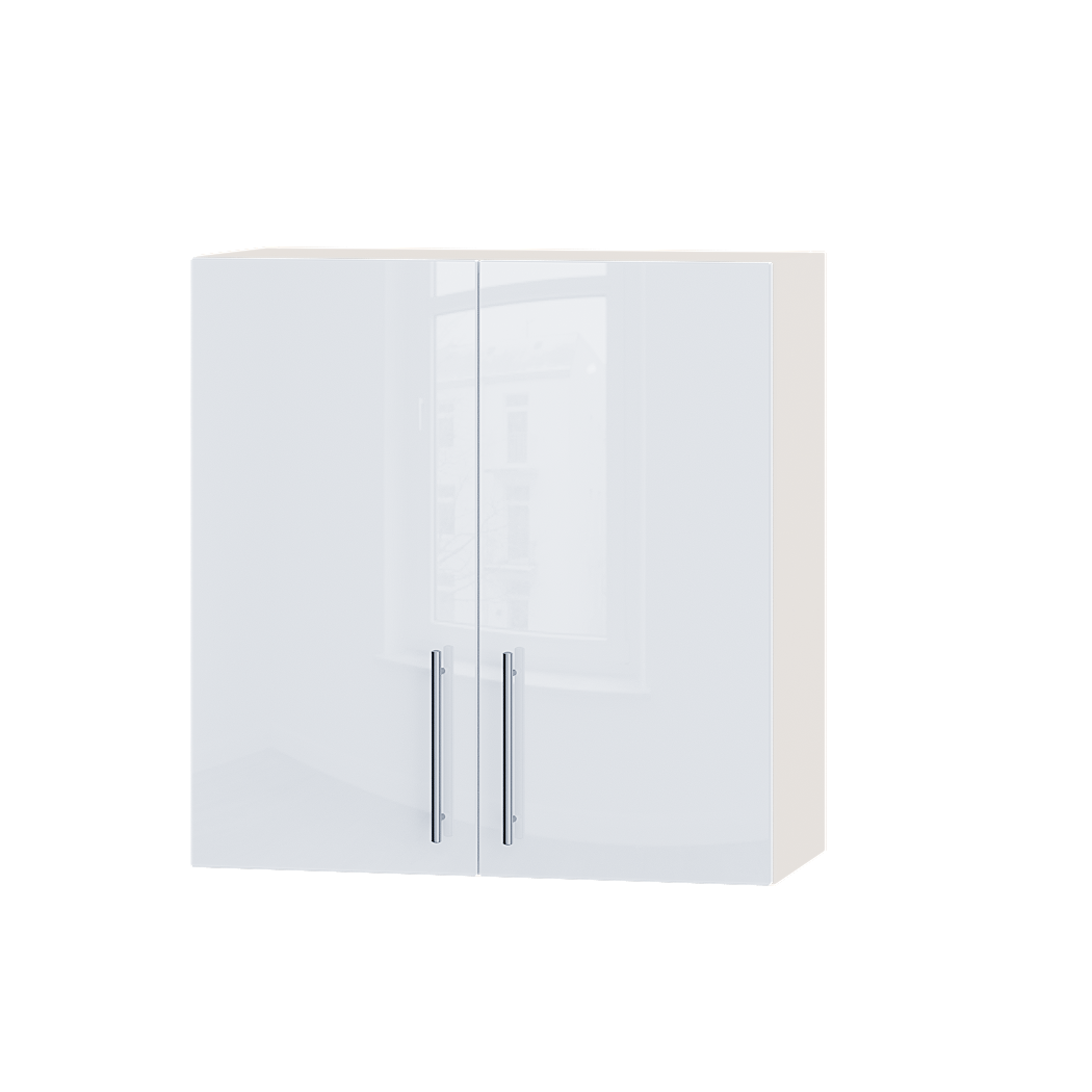 Шкаф верхний Эверест Акрил модуль Верх для сушки посуды В06-700 70х30х72 см Белый глянец/Белый (01951)