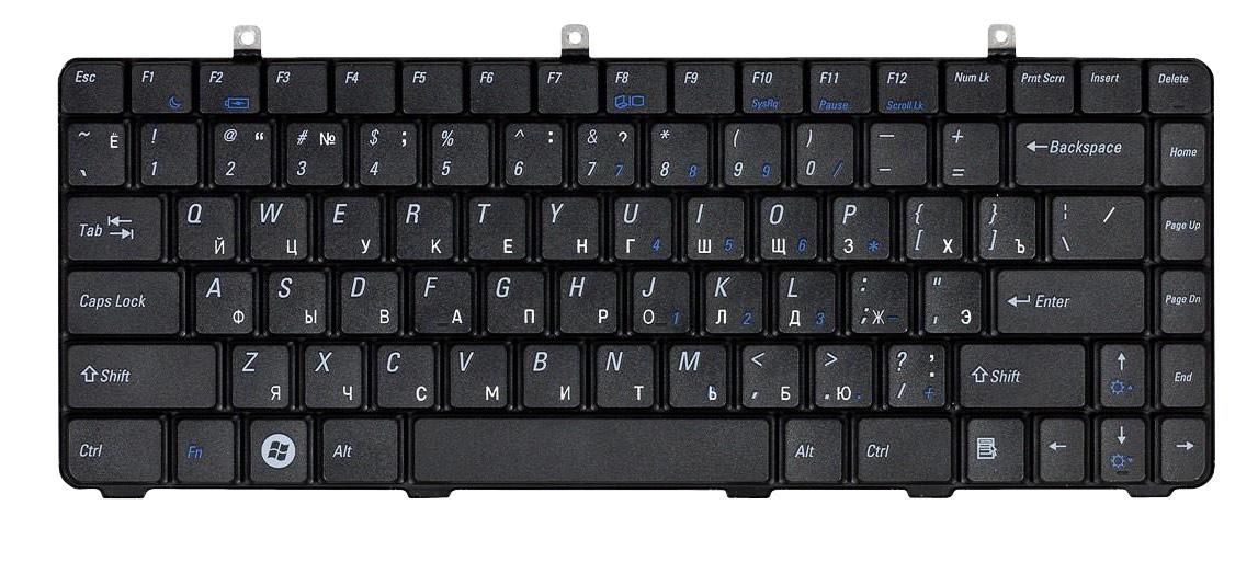 Клавиатура для ноутбука Dell Vostro 1220 Black
