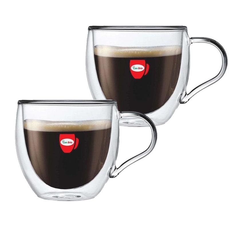 Чашки скляні Con Brio CB-8625-2 з подвійним дном 250 мл 2 шт. (tf4847) - фото 2 Чашки скляні Con Brio CB-8625-2 з подвійним дном 250 мл 2 шт. (tf4847) - фото 2