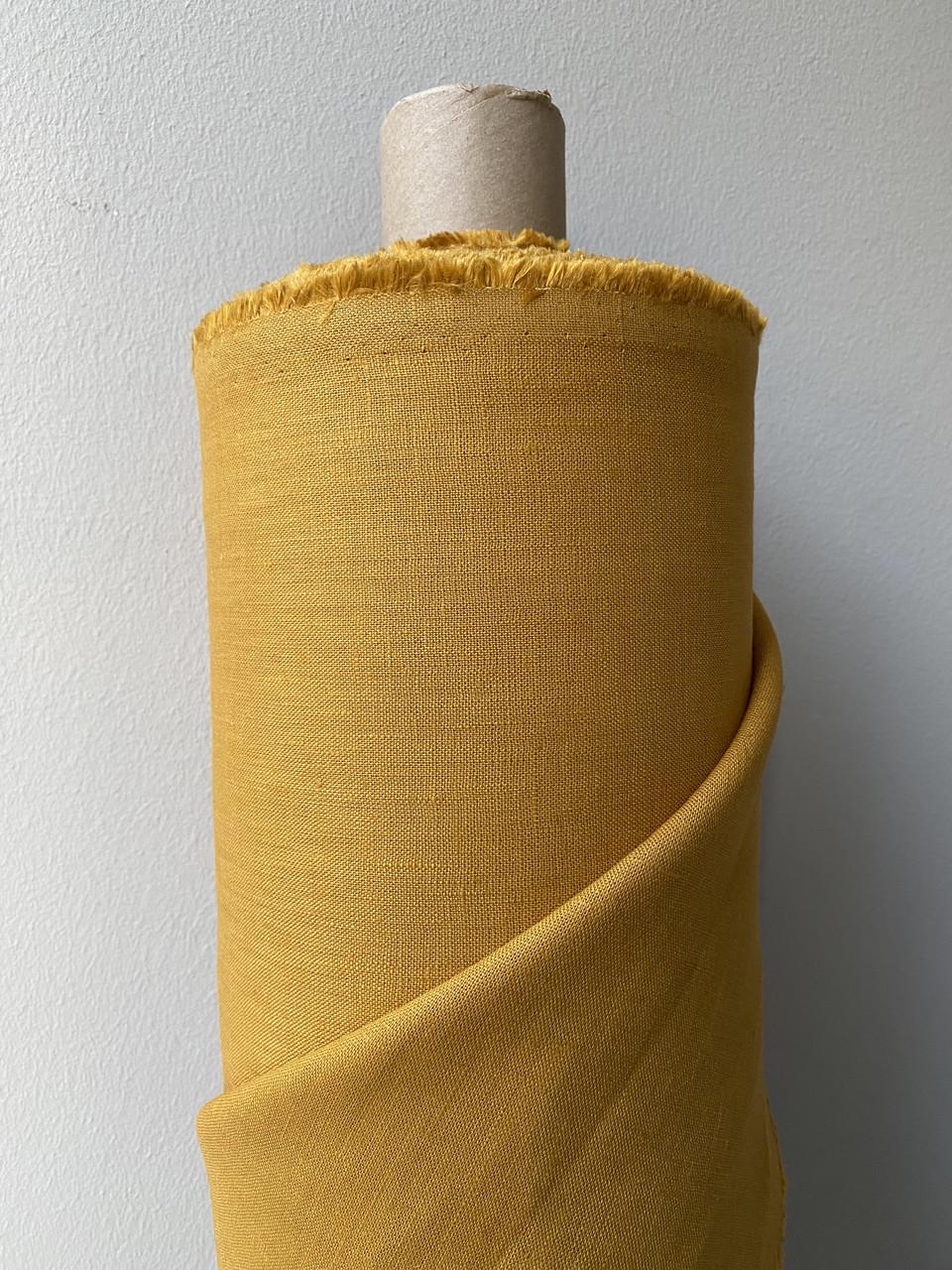 Тканина Linen Plus 100% льон Гірчичний 1138/697 - фото 7 Тканина Linen Plus 100% льон Гірчичний 1138/697 - фото 7