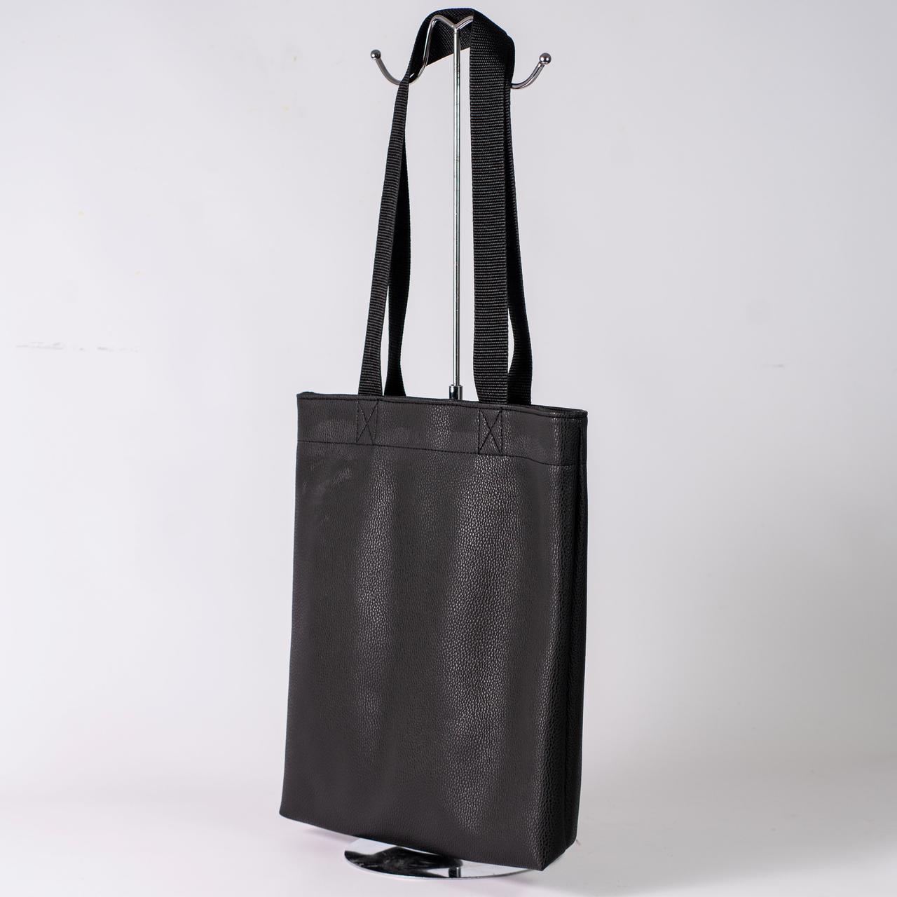 Сумка жіноча шопер XENIA № 35-24 з еко-шкіри Чорний - фото 2 Сумка жіноча шопер XENIA № 35-24 з еко-шкіри Чорний - фото 2