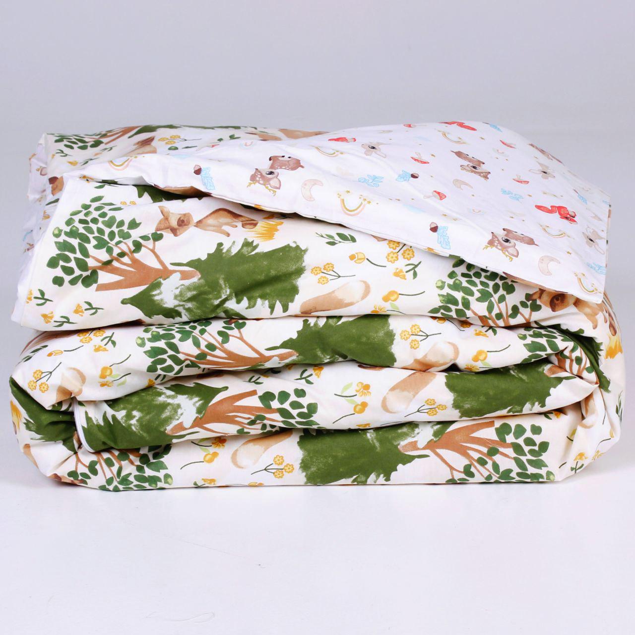 Пододеяльник ранфорс Лесные зверята 145х210 см (17761326)